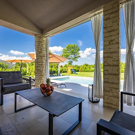Animo For 8 People Near Labin - Rabac With Private Pool, Children Playground & Beautiful Garden