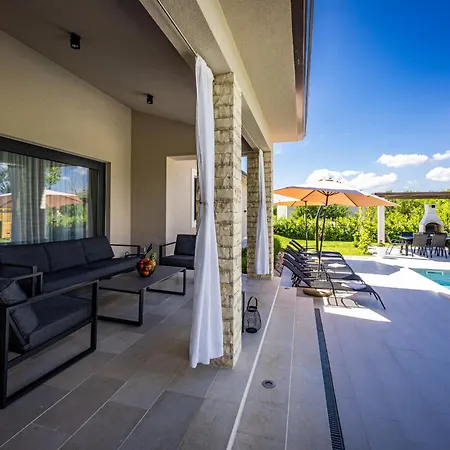 Animo For 8 People Near Labin - Rabac With Private Pool, Children Playground & Beautiful Garden Villa