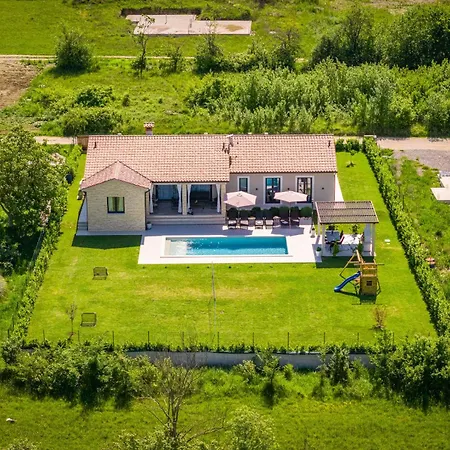 Animo For 8 People Near Labin - Rabac With Private Pool, Children Playground & Beautiful Garden